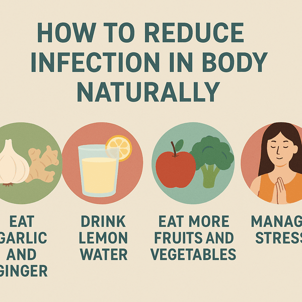 how to reduce infection in the body naturally